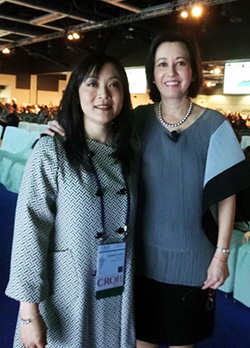 Drs. Annette Sohn and Jintanat Ananworanich at CROI 2017