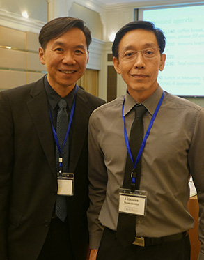 Trainers Dr. Warren Ng and Dr. Vitharon Boon-yasidhi Photo