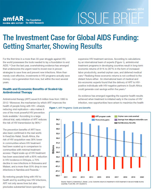 The Investment Case for Global AIDS Funding: Getting Smarter, Showing Results